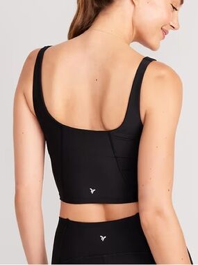 Old Navy Black Scoop-Back Sports Bralette